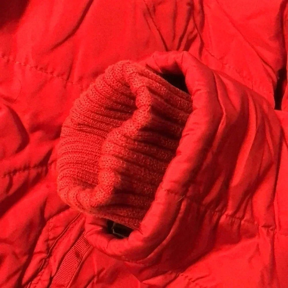 Cozy red padded winter jacket from Next. - Picture 7 of 10